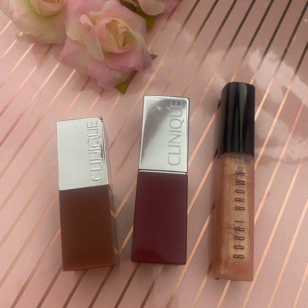 Clinique and Bobbi brown lip bundle